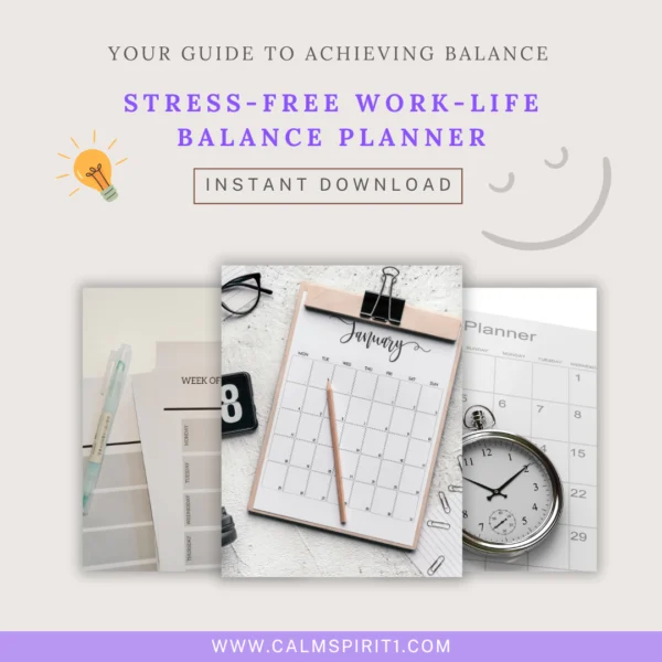 Stress-Free Work-Life Balance Planner